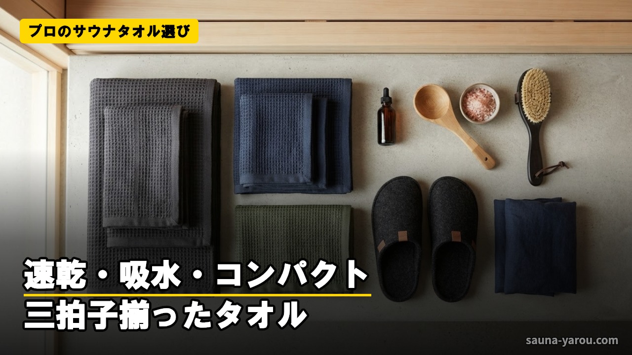 プロのサウナタオル選び