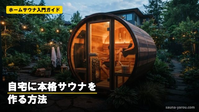 ホームサウナ入門ガイド