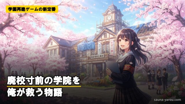 学園再建ゲームの新定番