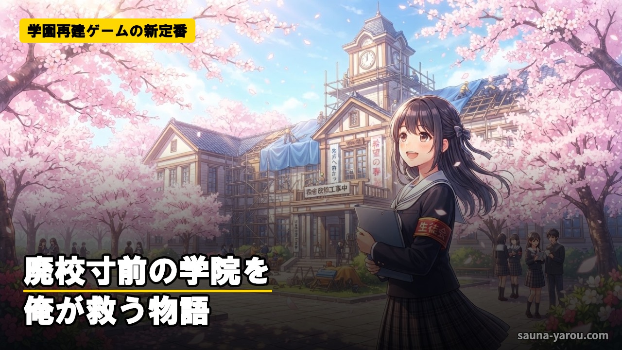 学園再建ゲームの新定番