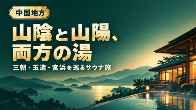 中国地方のサウナ聖地 アイキャッチ(ChatGPT版)